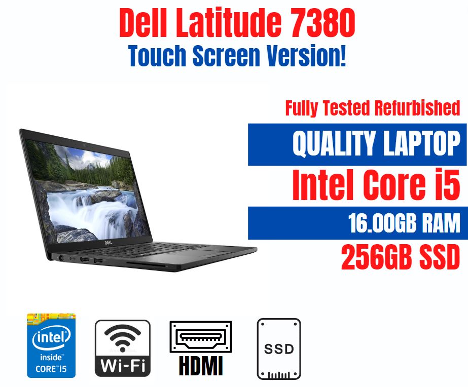 16GB – Dell Latitude 7380 (Touch Screen)